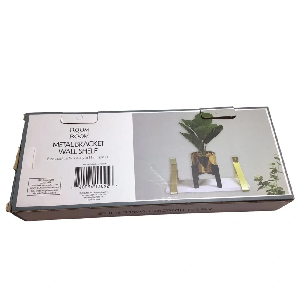 Room 2 Room Metal Bracket Wall Shelf